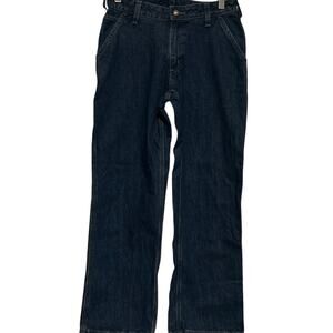Carhartt For Women Midrise‎ Washed Denim Dungaree Jeans Size 2 x 28